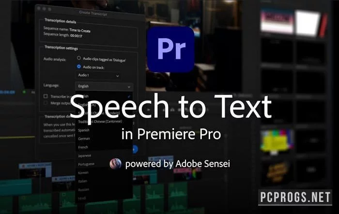 Adobe Speech to Text for Premiere Pro — изображение 1