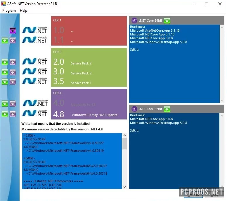 ASoft .NET Version Detector — изображение 1
