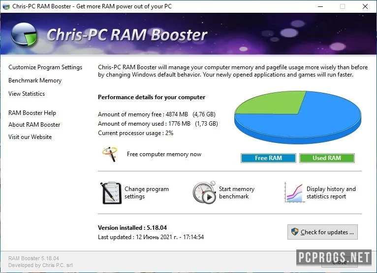 Chris-PC RAM Booster — изображение 1