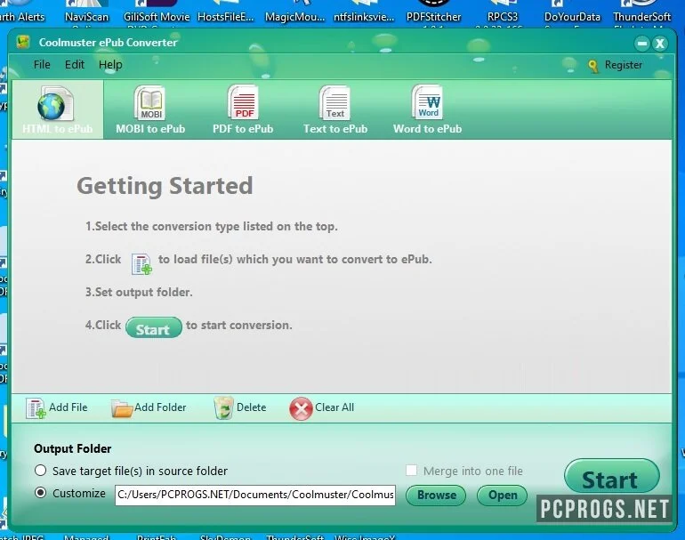 Coolmuster PDF ePub Converter — изображение 1