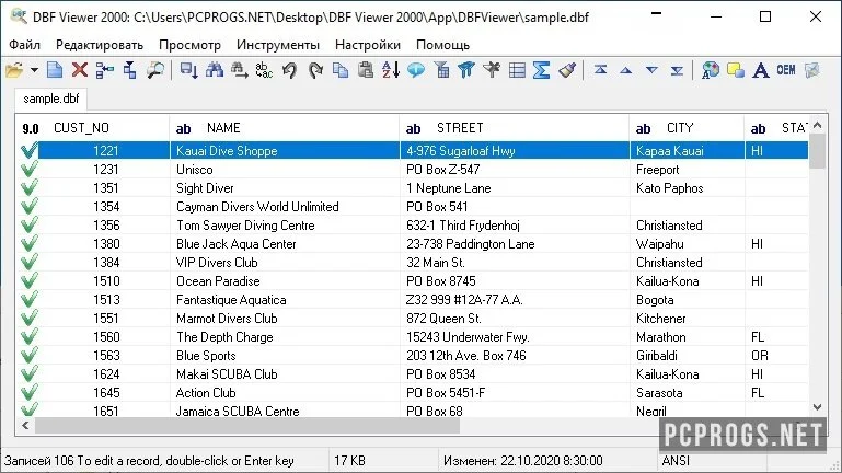 DBF Viewer — изображение 1
