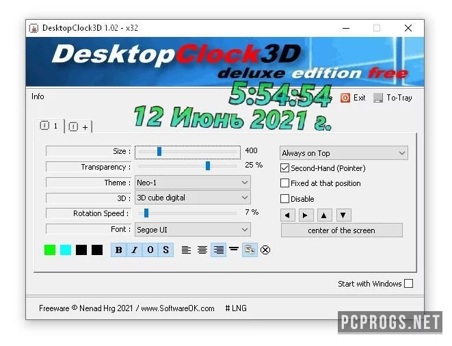DesktopClock3D — изображение 1