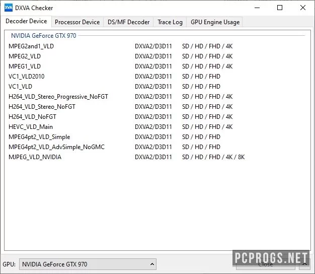 DXVA Checker — изображение 1