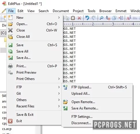 EditPlus — изображение 2