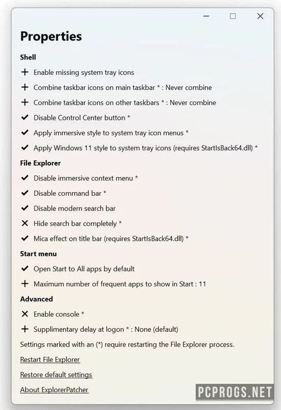 ExplorerPatcher — изображение 1