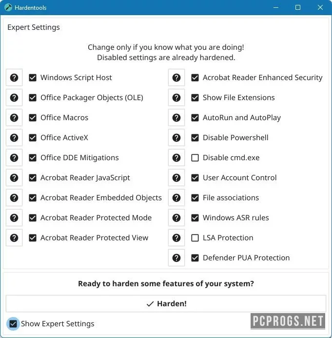 Hardentools — изображение 1