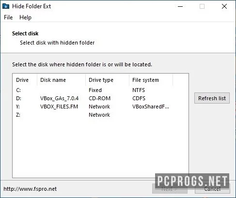 Hide Folder Ext — изображение 1