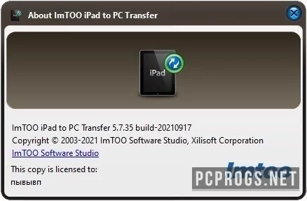 ImTOO iPad to PC Transfer — изображение 2