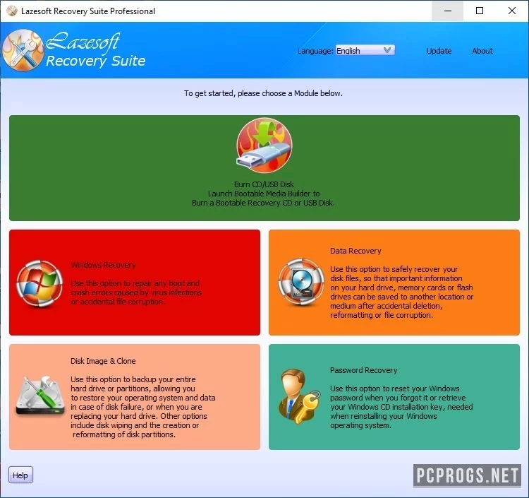 Lazesoft Recovery Suite — изображение 1