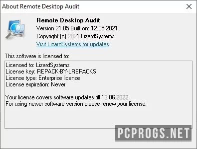 LizardSystems Remote Desktop Audit — изображение 2