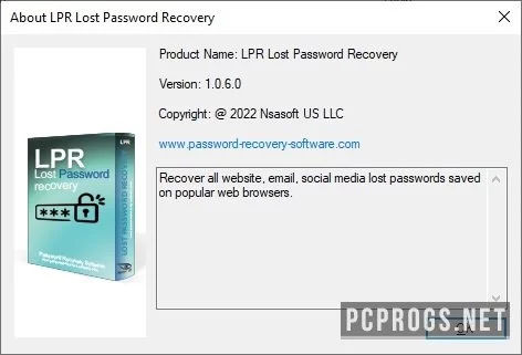 LPR Lost Password Recovery — изображение 2