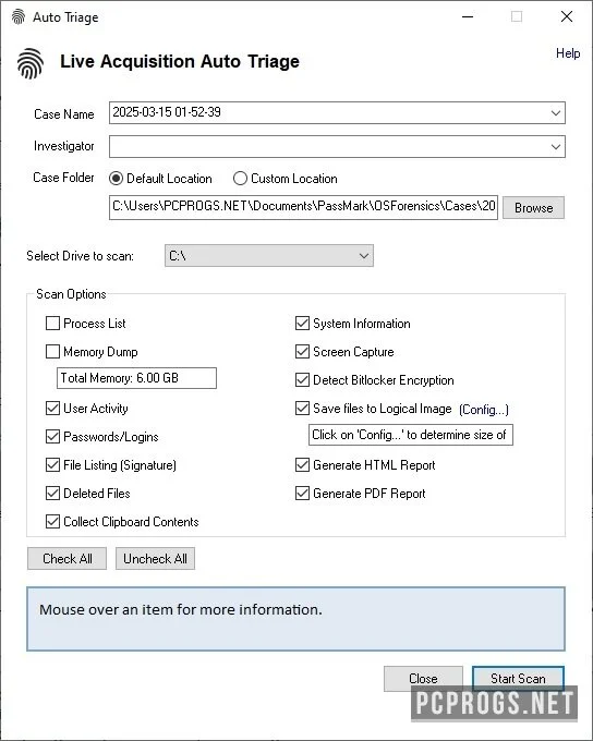 PassMark OSForensics — изображение 2