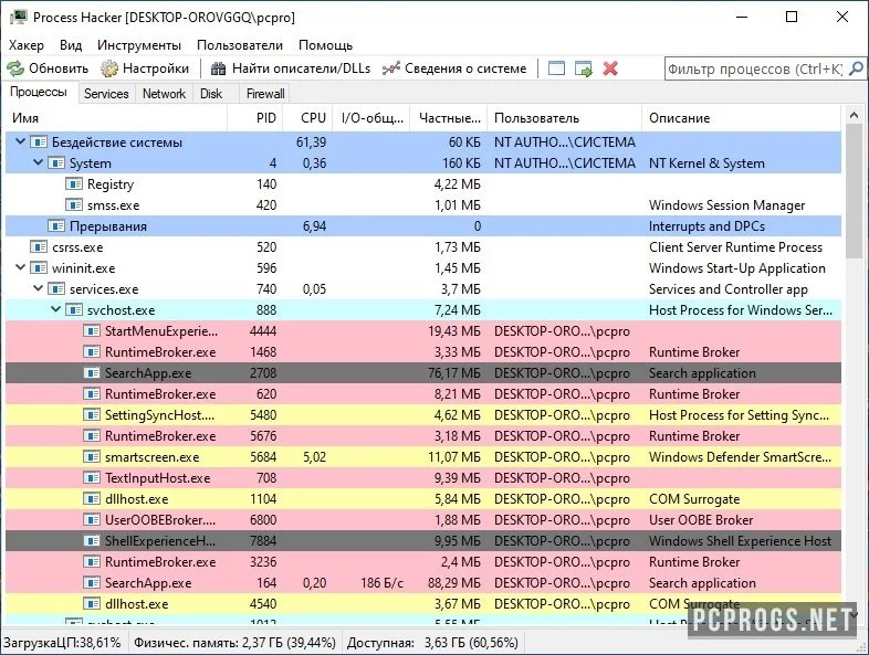 Process Hacker — изображение 1