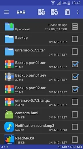 RAR for Android — изображение 1