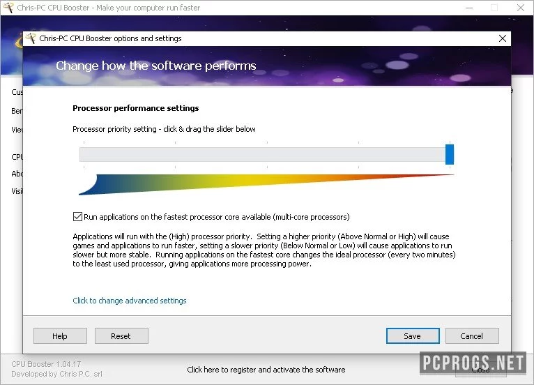 Chris-PC CPU Booster — изображение 2