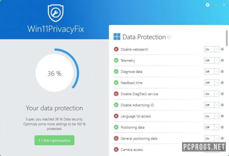 Win11PrivacyFix — изображение 1