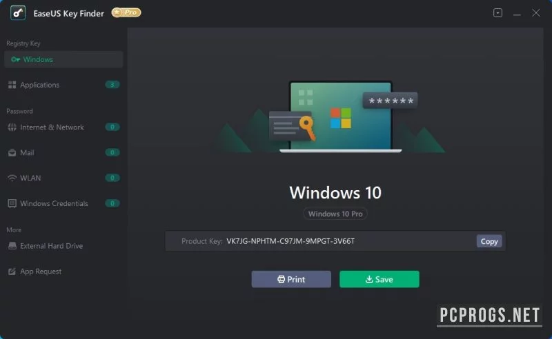 EaseUS Key Finder — изображение 1