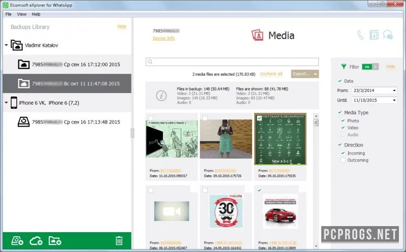 Elcomsoft Explorer For WhatsApp — изображение 1