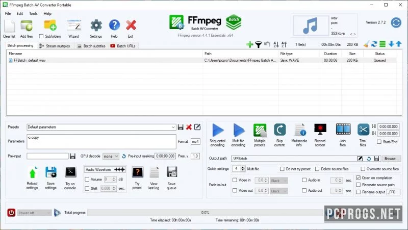 FFmpeg Batch Converter — изображение 1