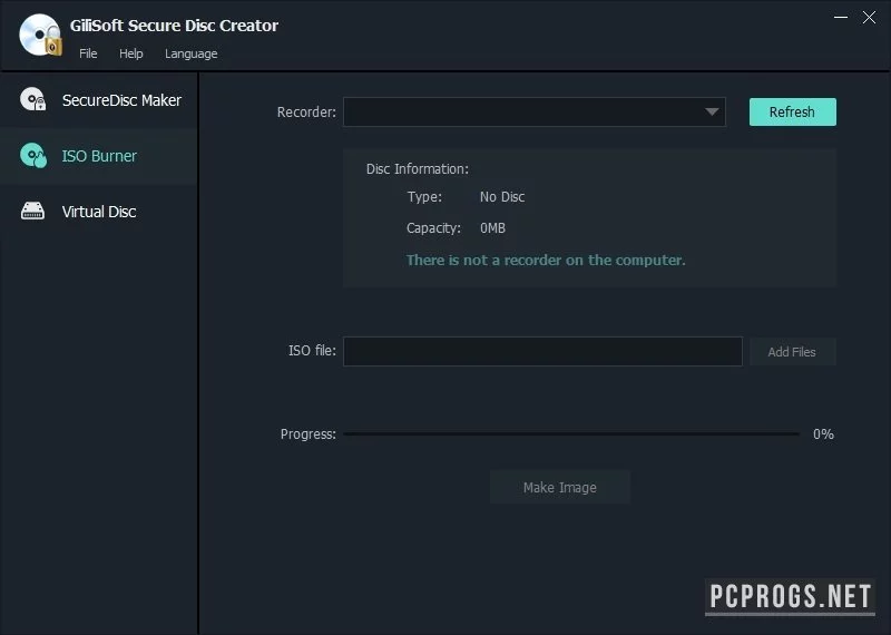 GiliSoft Secure Disc Creator — изображение 2