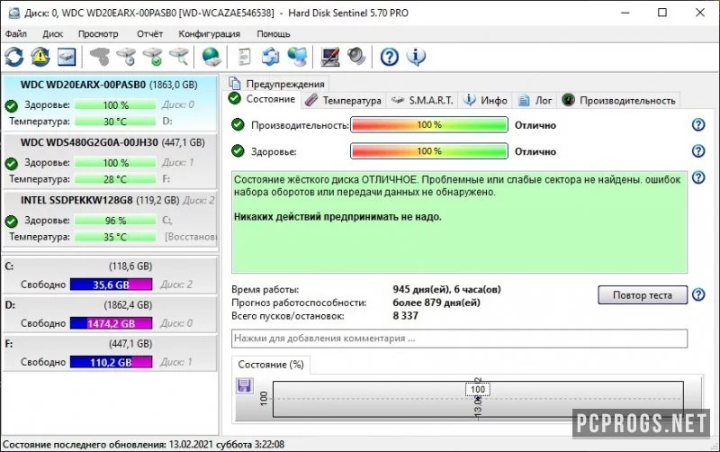 Hard Disk Sentinel — изображение 2