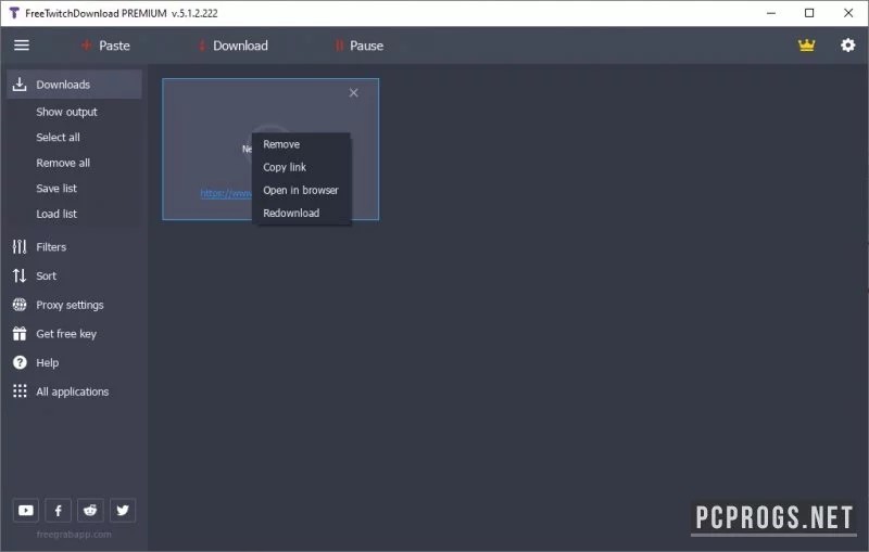 FreeGrabApp Free Twitch Download — изображение 2