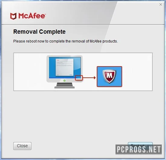 McAfee Consumer Product Removal Tool — изображение 3