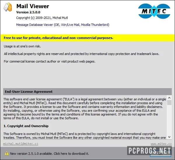 MiTeC Mail Viewer — изображение 3