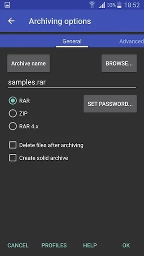 RAR for Android — изображение 3