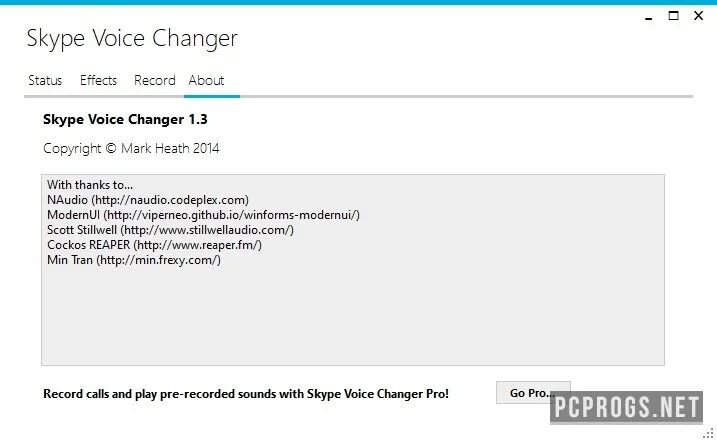 Skype Voice Changer — изображение 3