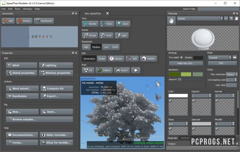 SpeedTree Modeler — изображение 2