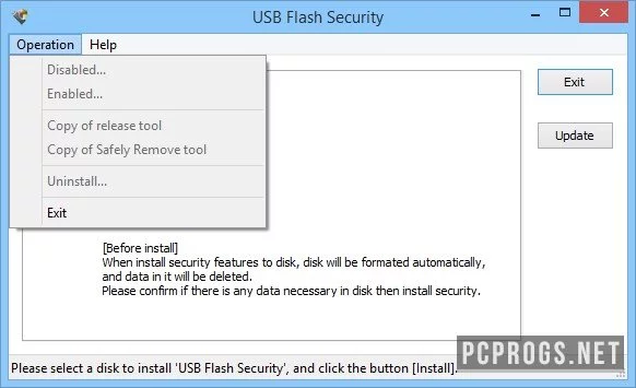USB Flash Security — изображение 3