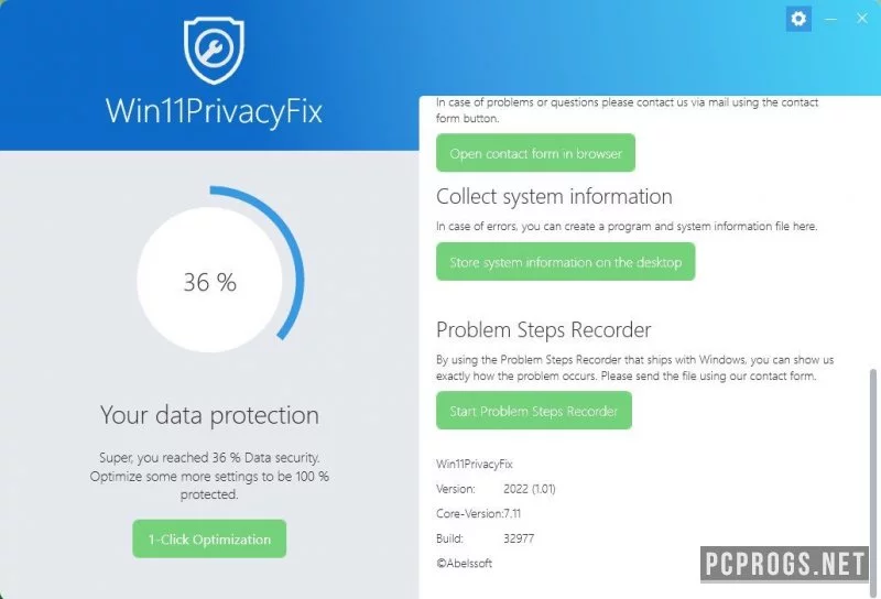Win11PrivacyFix — изображение 2