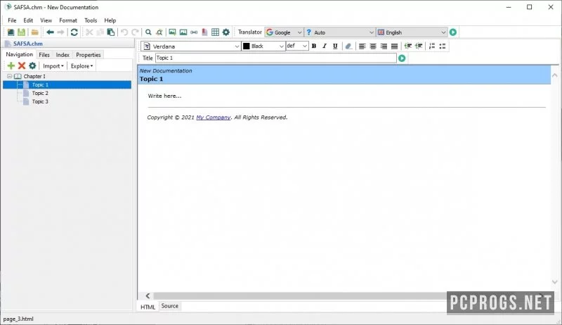 CHM Editor — изображение 2