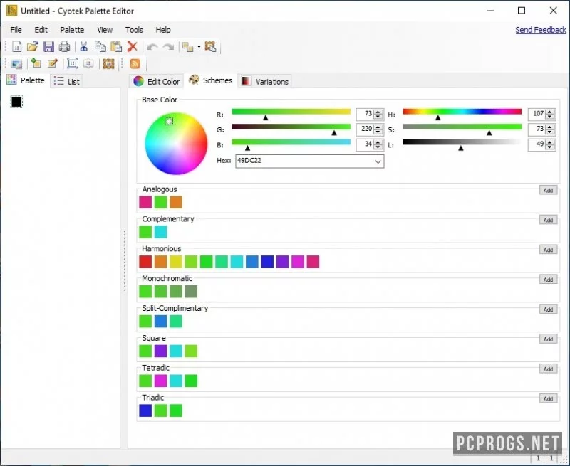Cyotek Color Palette Editor — изображение 2