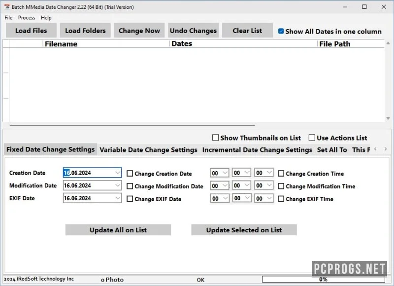 Batch MMedia Date Changer — изображение 1