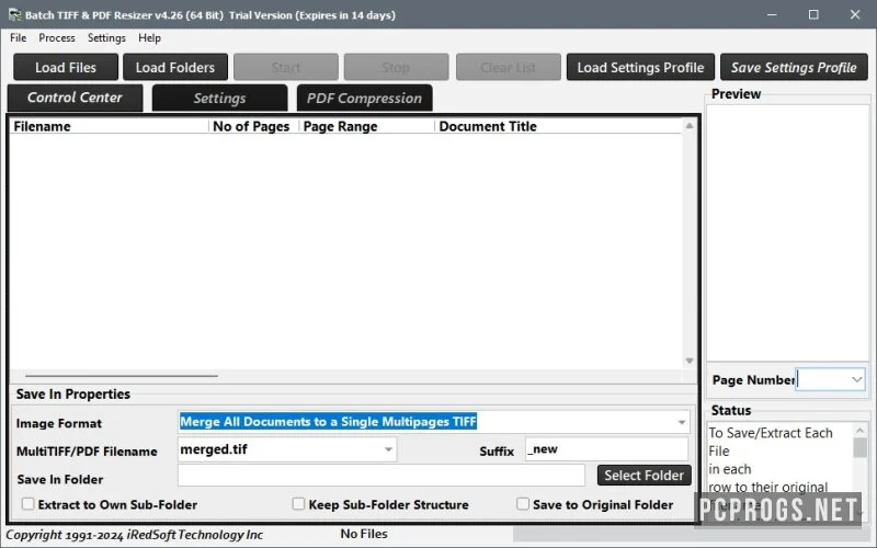 IRedSoft Batch TIFF PDF Resizer — изображение 1