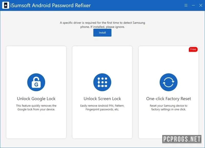 iSumsoft Android Password Refixer — изображение 1