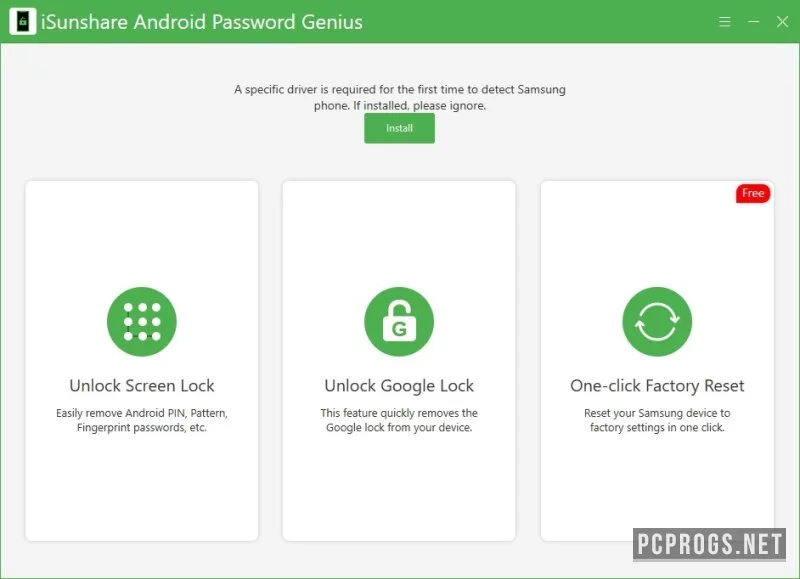 iSunshare Android Password Genius — изображение 1