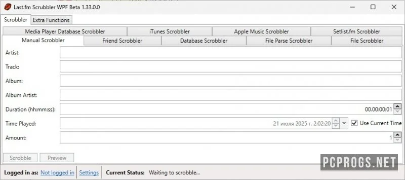 Last.fm Scrubbler WPF — изображение 1