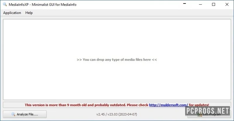 MediaInfoXP — изображение 1