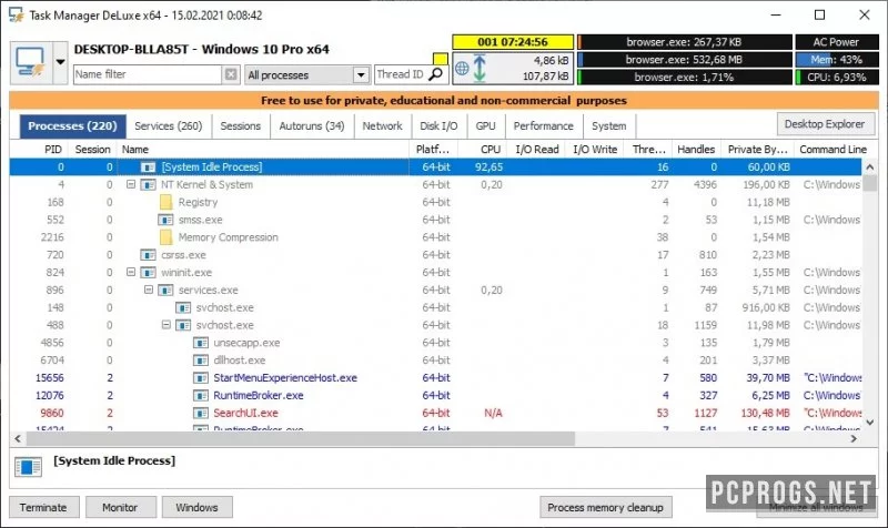 MiTeC Task Manager — изображение 2