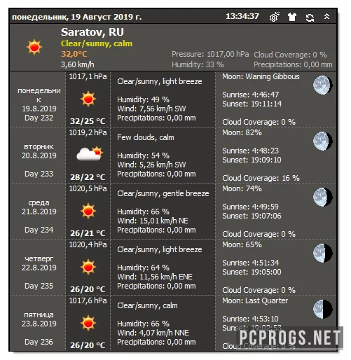 MiTeC Weather Agent — изображение 2