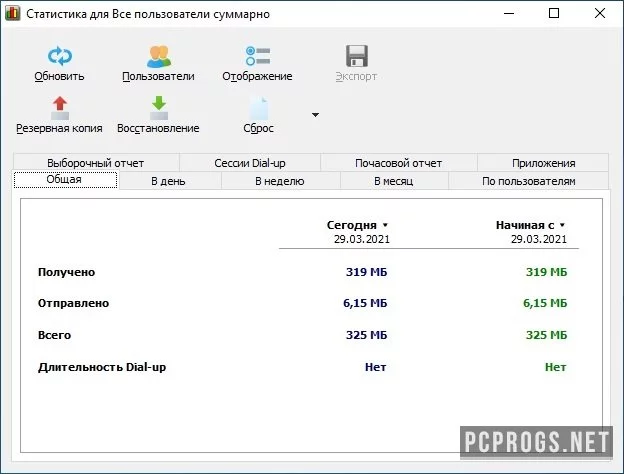 SoftPerfect NetWorx — изображение 2
