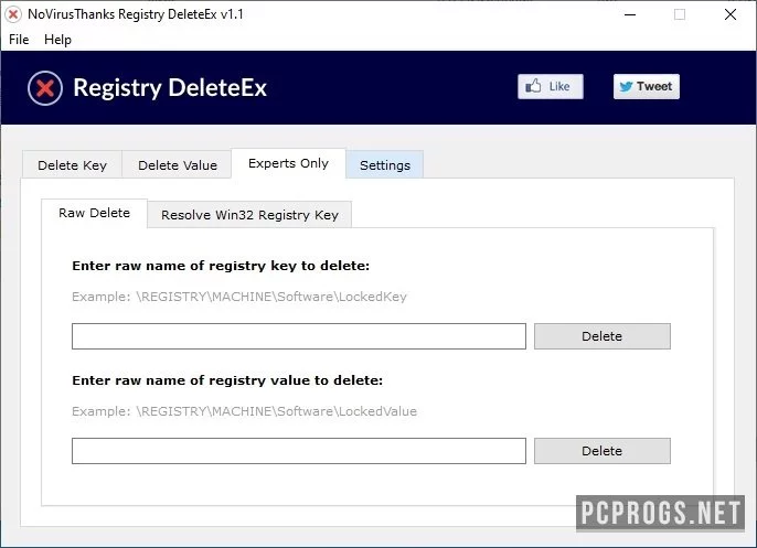 Registry DeleteEx — изображение 2