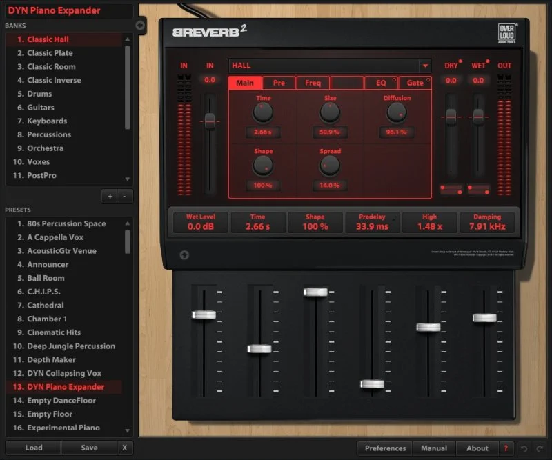 Overloud BREVERB — изображение 1