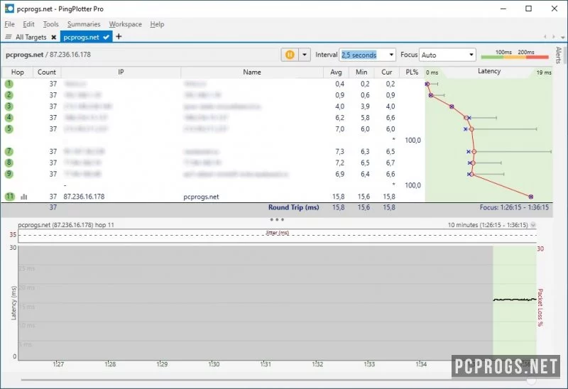 PingPlotter — изображение 2