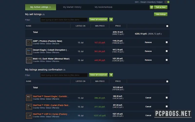 Steam Inventory Helper — изображение 4