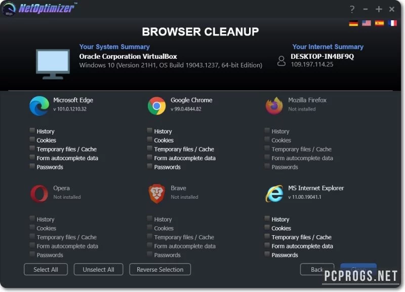 WebMinds NetOptimizer — изображение 3