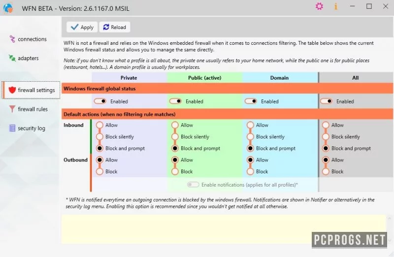Windows Firewall Notifier — изображение 3